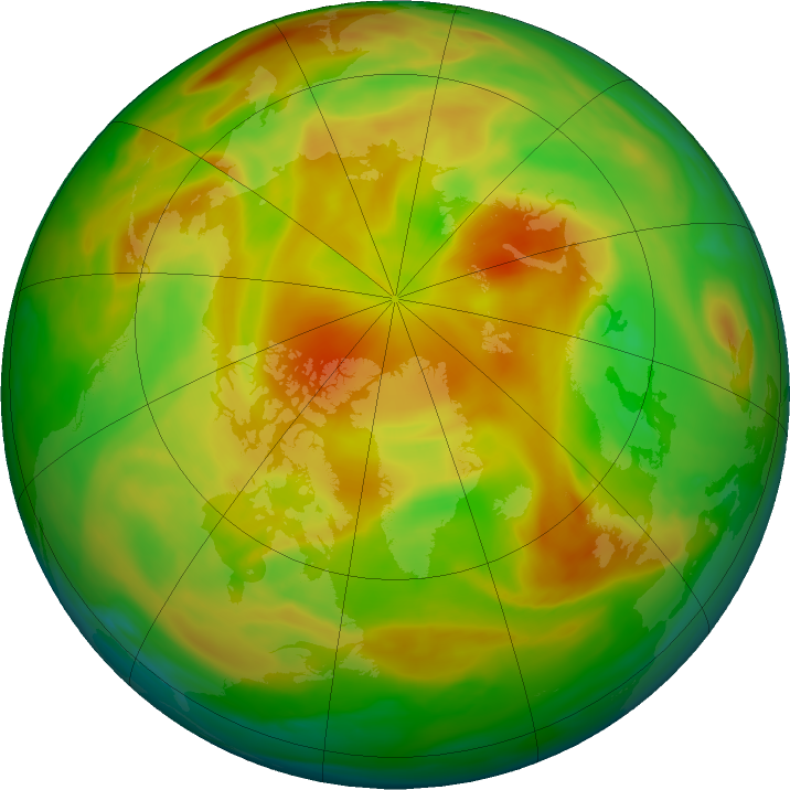 Arctic ozone map for 11 May 2021
